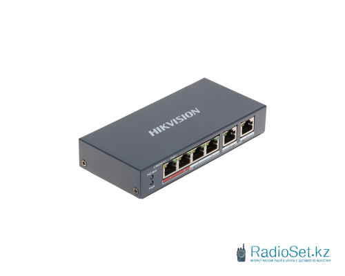 Коммутатор Hikvision DS-3E0106P-E/M